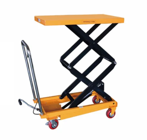 Manual Hydraulic Trolley Lift Up Table Mini Scissor Car Lift Table Max Wholesale Power Building Single Scissor Lift