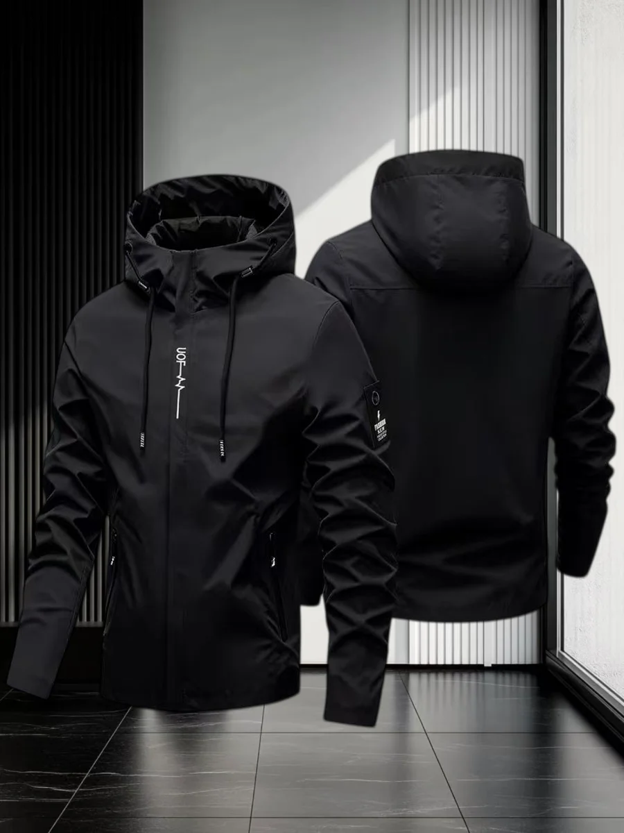 2026 high-end design brand fashion hooded high-end jacket outdoor lightweight street walking autumn casual men's hot selling top