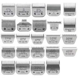 Pet Dog Cat Detachable Ceramic Blade Compatible with Andis,Oster A5 & 76,Wahl KM 10 Series Animals Grooming Clippers