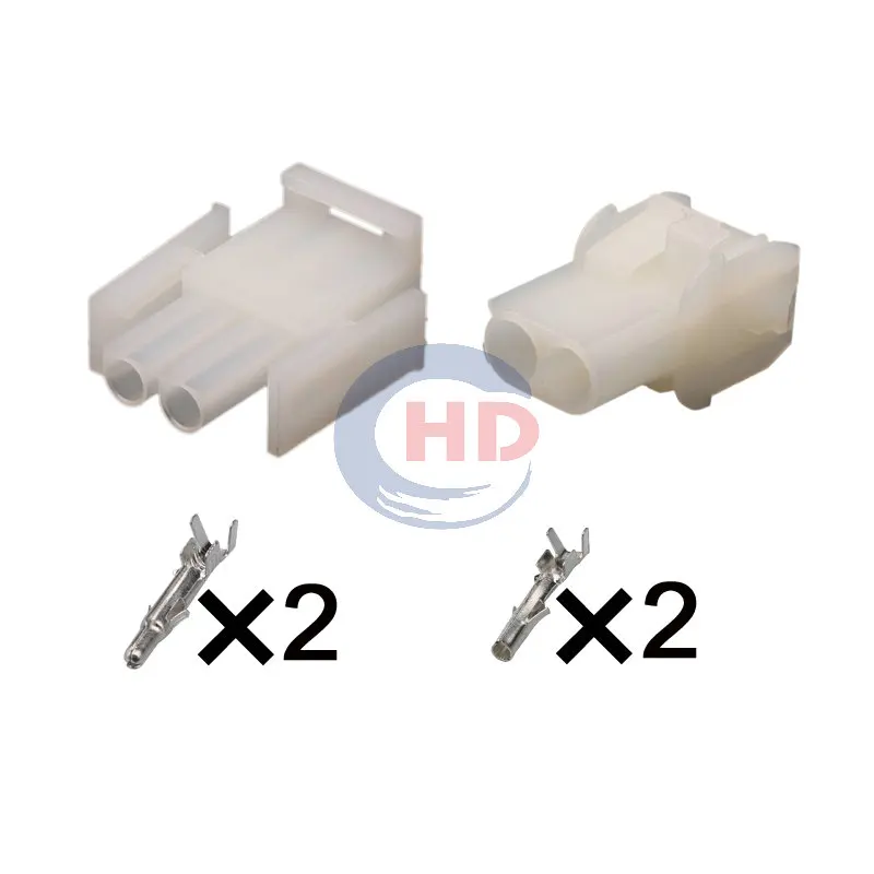 1-20 sets  2pin Elevator Plug 350777-1 350778-1