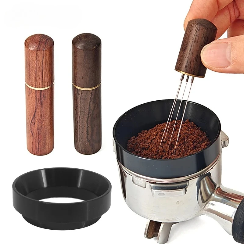 Coffee Stirrer Needle Distributor Coffee Powder Stirrer Wood Handle Coffee Stirring Tool WDT Tools Barista Accessories