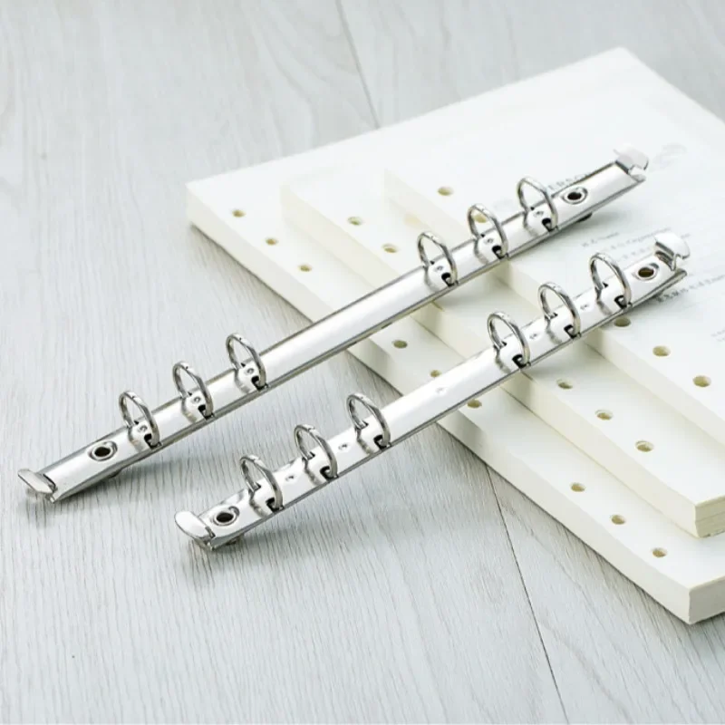 A6/A5/B5 Stationery Accessory DIY Notepad Metal Binder Clip Loose-leaf File Folder Notebook Binding Hoops Ring Binde Accessories