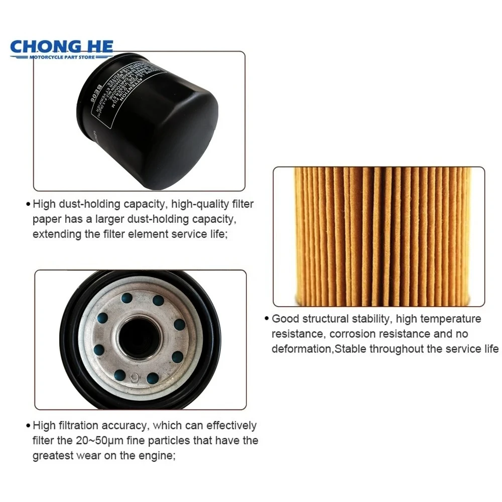 Oil Filter For Honda GL1800 GL1800BD Gold Wing DCT Engine Filter SC47 GL1800J GL1800M GL1800N GL1800P GL1800R GL 1800 2001-2024