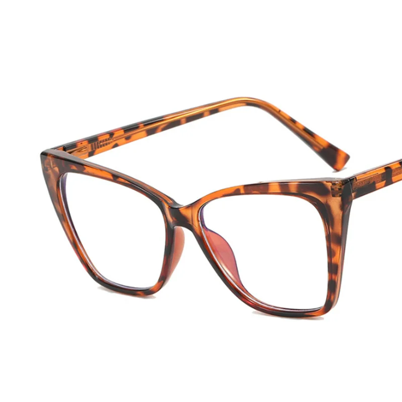 Oversize Cat Eyes Square Frame Clear Lens Glasses TR90 Women Myopia Nerd Spectacles Degree -0.5 -1.0 -2.0 -3.0 -4.0 to -6.0