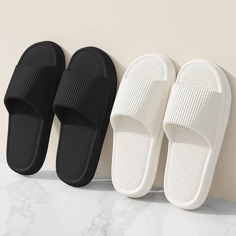 Indoor Slippers Couple Summer Anti-Slip High Quality EVA Sandals for Men Women Trending claquettes femme luxe