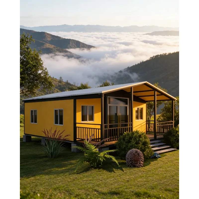 40ft Expandable Container House 3 Bedroom Prefab Villa Portable Luxury Home Quick Install