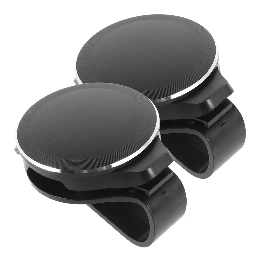 

2Pcs Auto Glasses Holder Clip Aluminum Alloy Car Visor Sunglasses Clip Compact Lightweight for Driver and Passenger Convenient