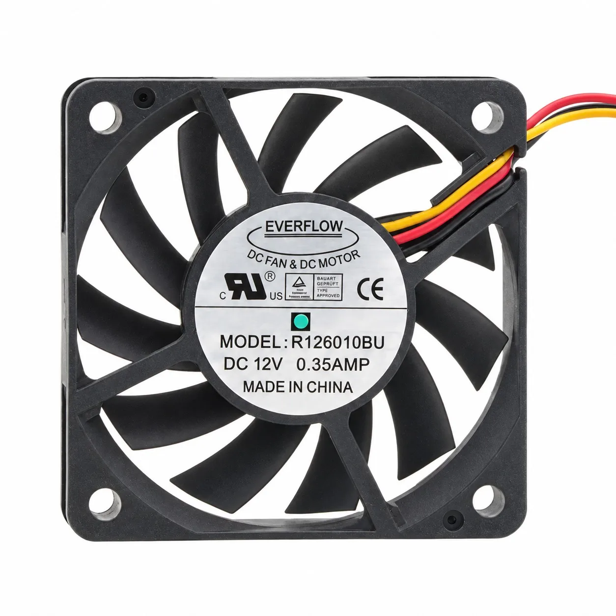 ventoinha-de-refrigeracao-dc-r126010bu-60x60x10mm-6010-12v-035a-5000rpm-tacometro-rolamento-duplo-de-esferas-3-pinos