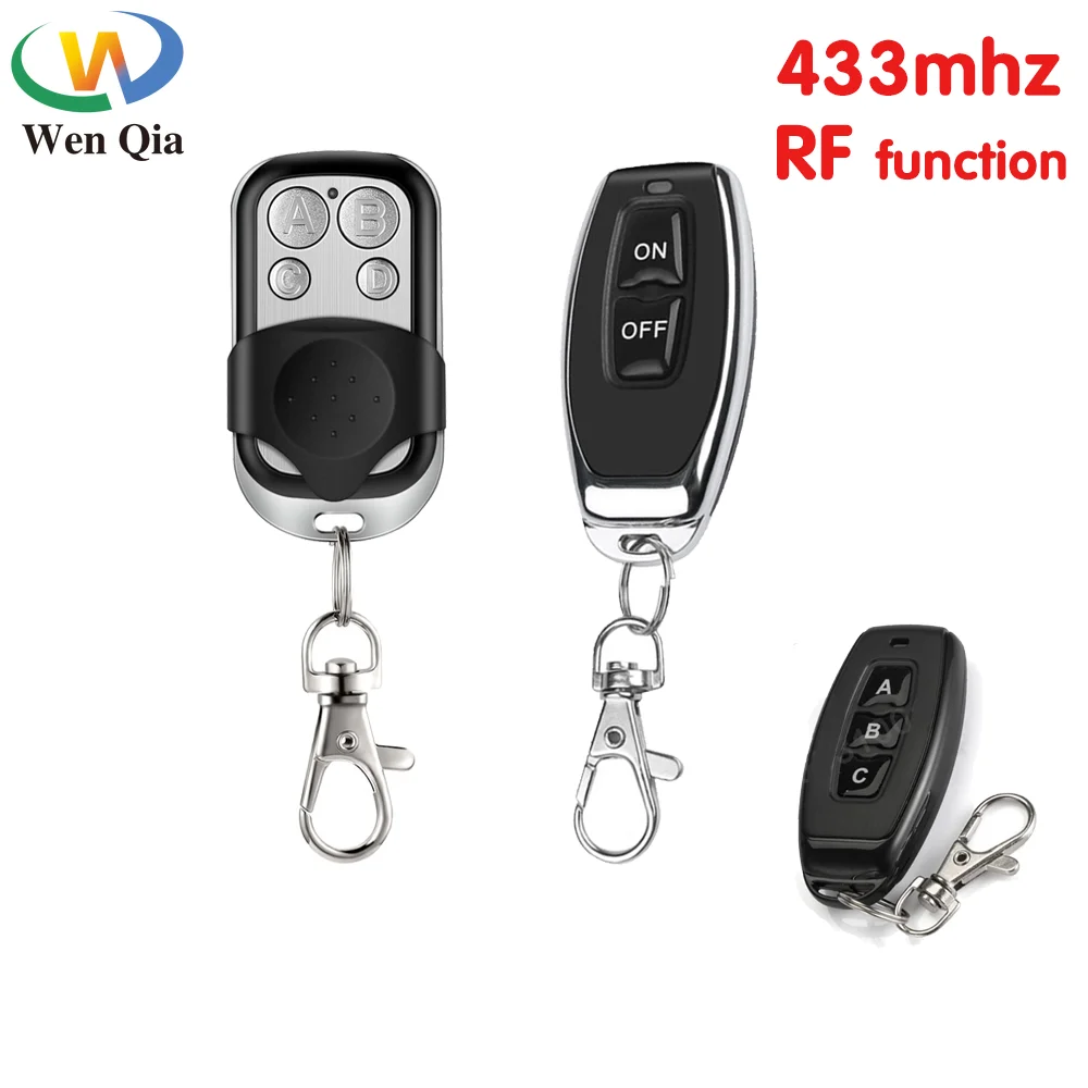 433 mhz Wireless Remote Control 2/3/4 buttons 1527 Learning Code Rf Transmitter For Gate Garage Door controller no clone