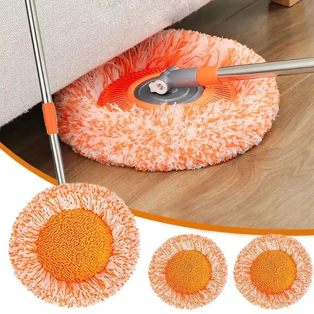 Rotatable Sunflower Household Removable High-rise Cleaning Supplies Round Cleaning Mop with Extension Pole for Wall Ceiling