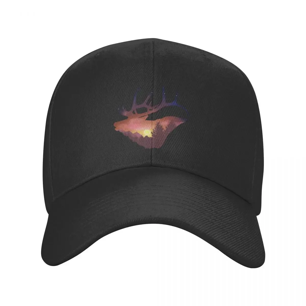 Elk Sunset DesignCap Baseball Cap Hip Hop Anime Golf Military Tactical Cap Men Hats Women's