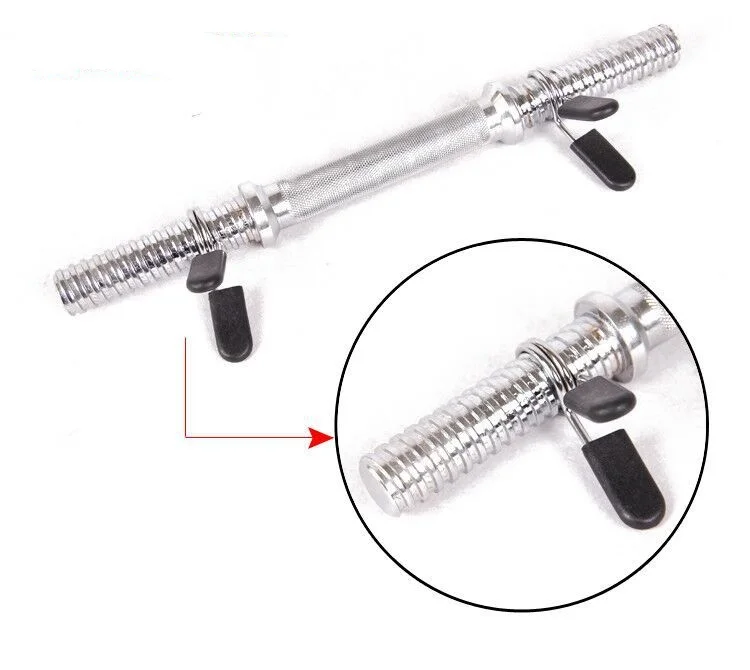 2.5cm 2pcs Barbell Clamp Spring Collar Clips Gym Weight Dumbbell Lock Standard Lifting Kit Barbell Lock Exercise Fitness