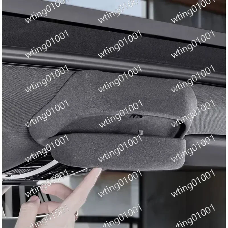 For Porsche Cayenne 2018-2024 Roof Mounted Sunglasses Holder Clip Interior Accessory Secure Eyewear Storage Organizer Auto