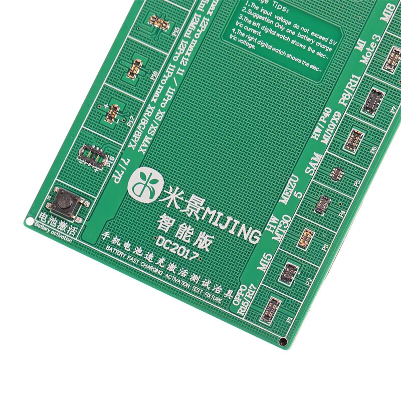MIJING-DC2017 Mobile Phone Battery Activation Board para iPhone, Android, carregamento rápido Test Fixture
