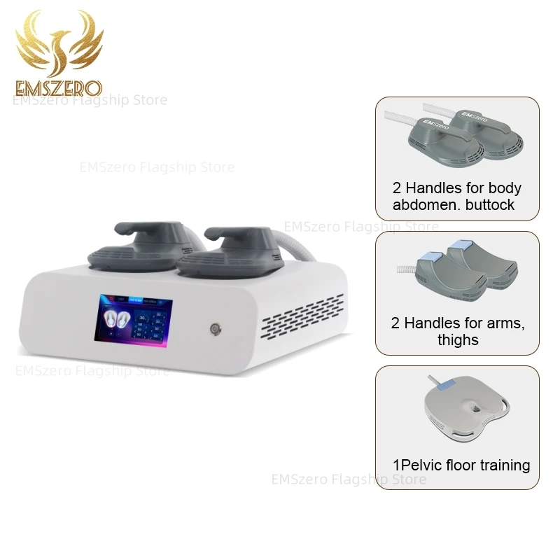 

EMSZERO Body Sculpt Muscle Stimulator Machine RF Nova Electromagnetic Coil Muscle Build Device Neo 2 Handles Stimulation CE