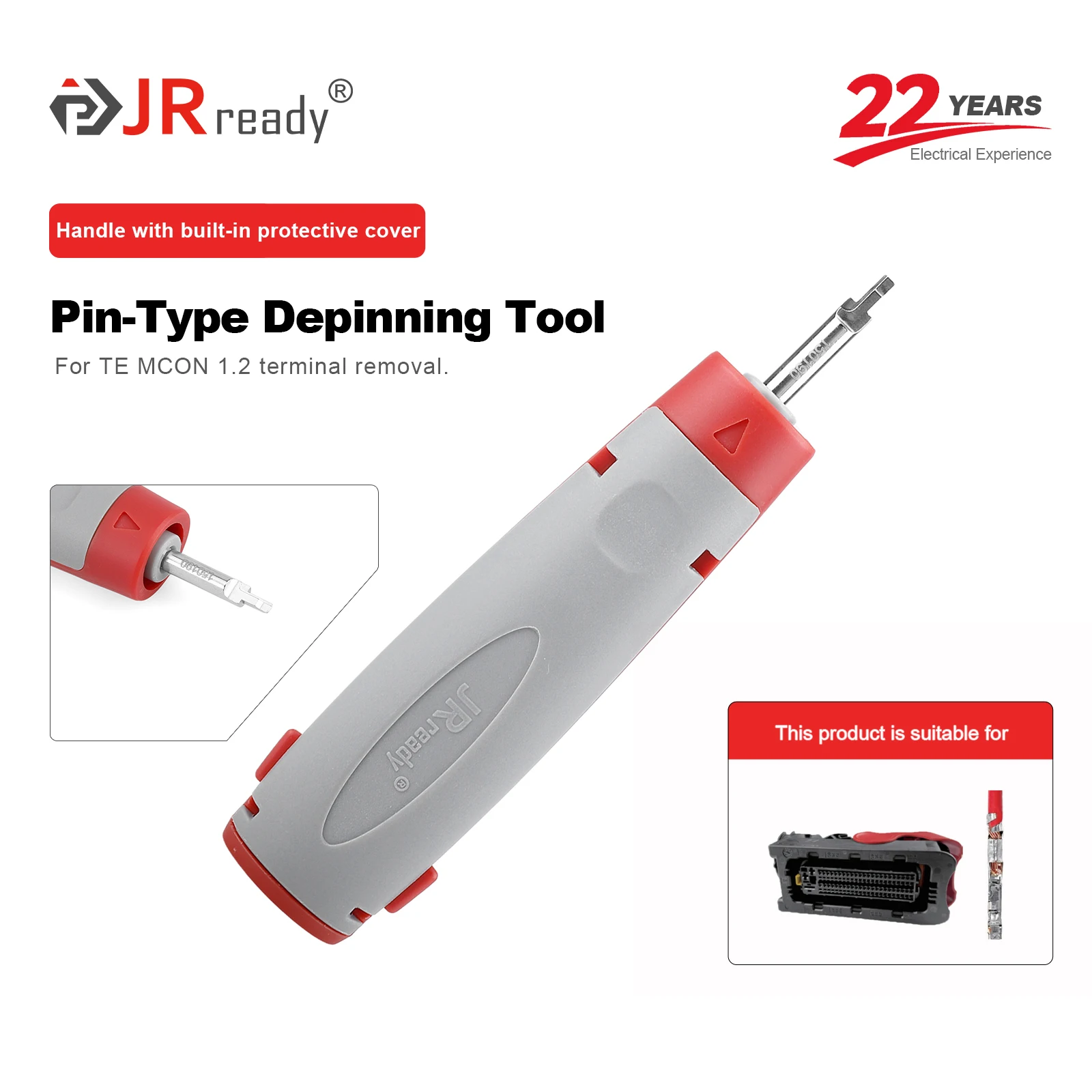

Инструмент для извлечения контактов JRready JRconDRK-N150190 (пин-тип) для клеммных колодок TE MCON 1.2