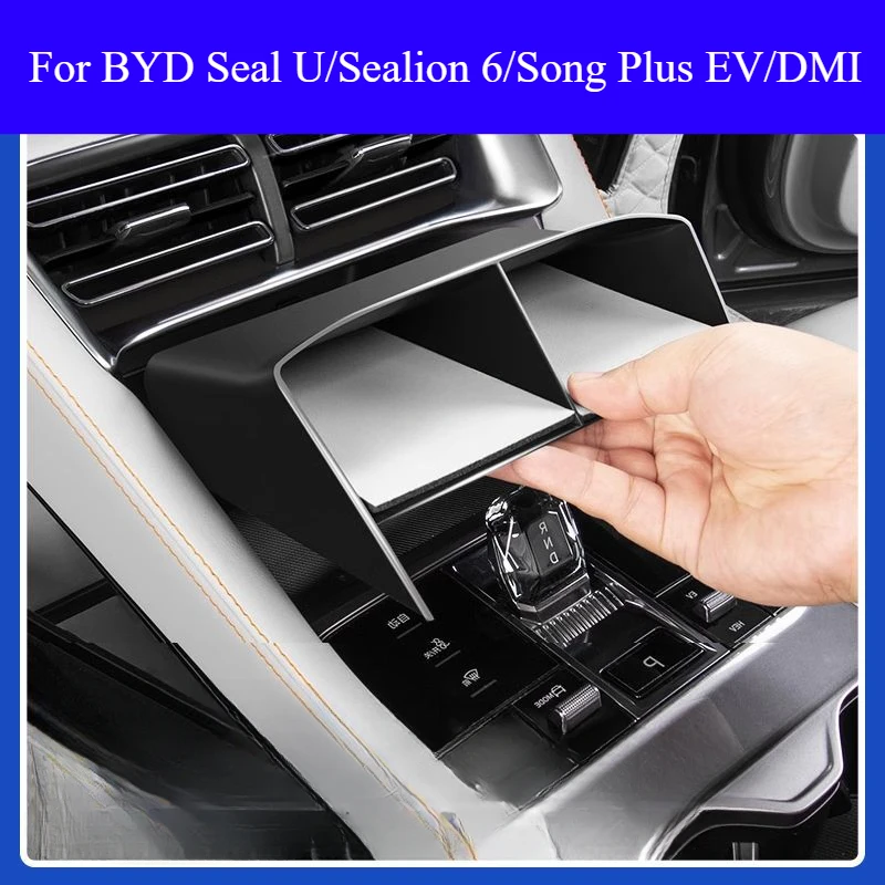 Armlehnen-Aufbewahrungsbox mit Getränkehalter für BYD Seal U Sealion 6 Song Plus Champion Edition 2023 2024 2025 Auto-Innenausstattung – Detail 1