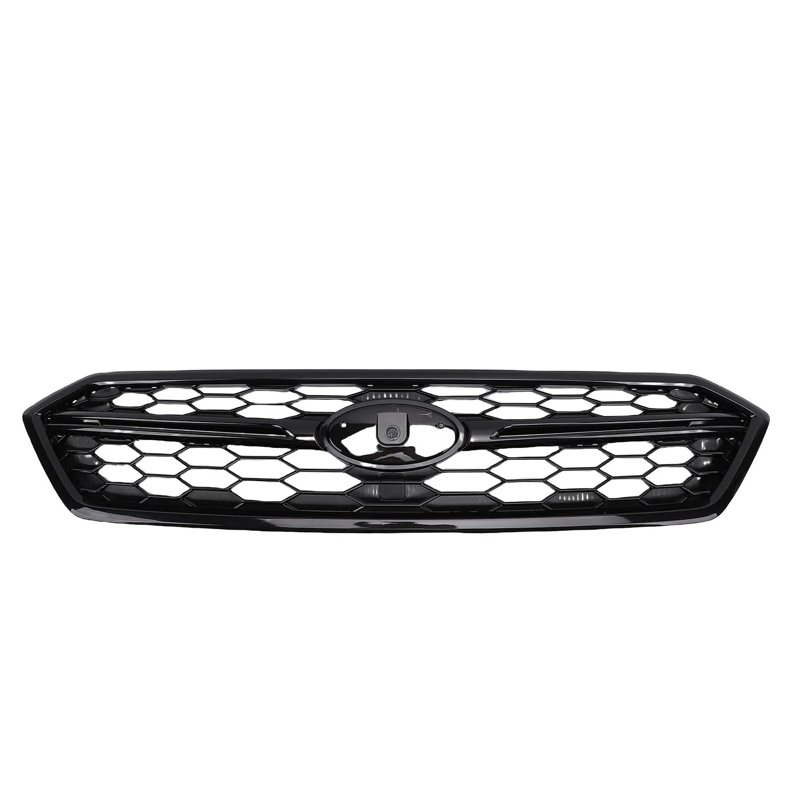 

Глянцевая черная сетка переднего бампера автомобиля, верхняя центральная решетка 91121VA150 для Subaru WRX STI 2018 2019 2020 2021, бампер, верхняя решетка капота