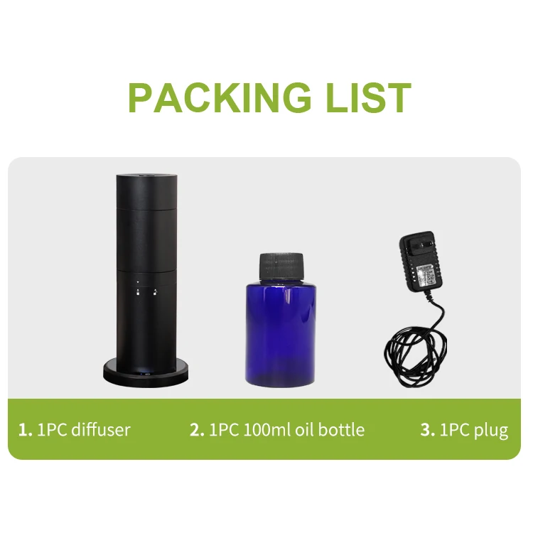 ماكينة توزيع الهواء الرائحة بدون صوت للمكتب/الغرفة/الفندق بشعار مخصص لآلة رائحة الزيت العطري