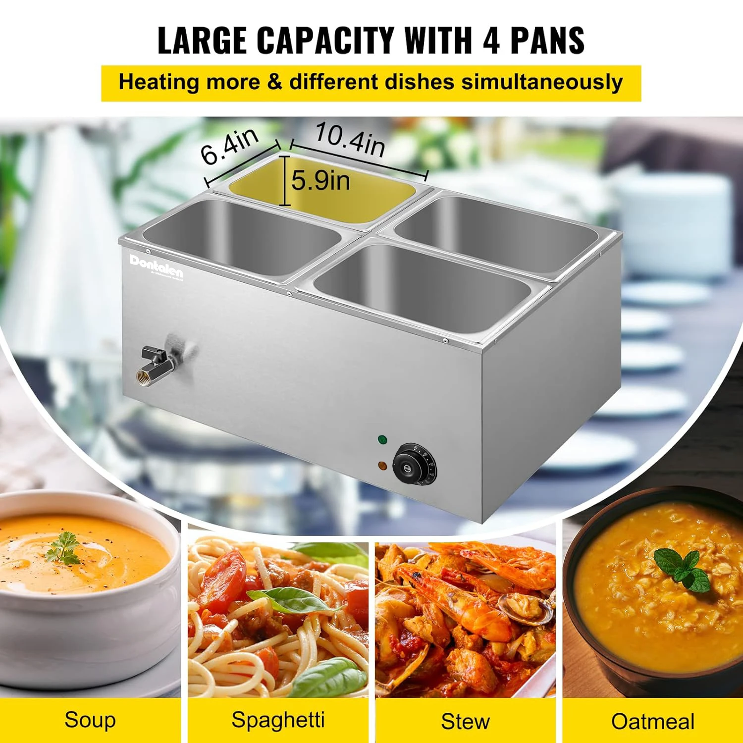 Armoire chauffante professionn - Bain Marie Food Warmer avis et prix