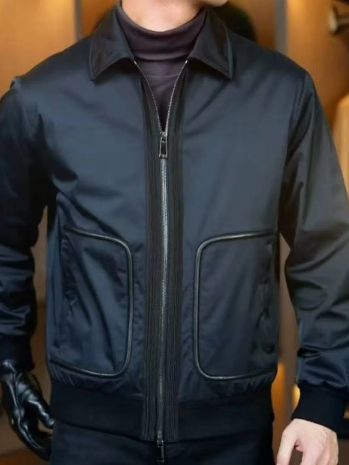 

Осень-зима, новое мужское пальто Jaet, высококачественное хлопковое пальто с большим количеством воротника-стойки, повседневная удобная корейская версия