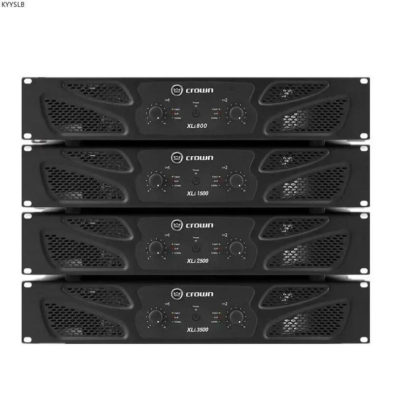 XLi 3500 Power Amplifier Professional Audio DJ Equipment For Line Array Speakers Subwoofer Speakers Stage Wedding KTV Home Use