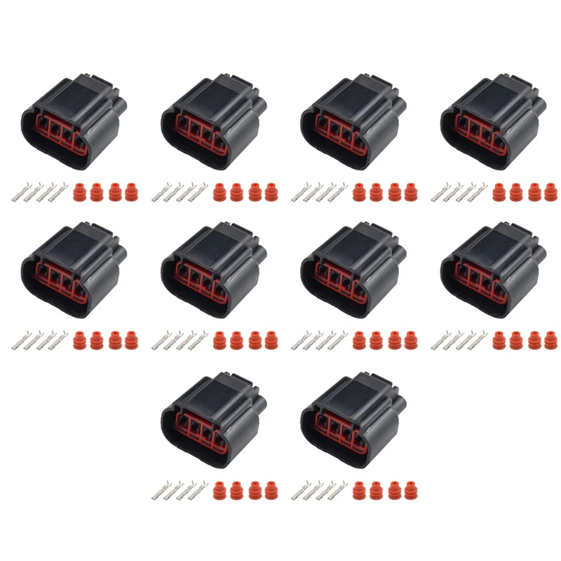 

E-3166 Female Sensor 4 Pin Waterproof Connector For Ford/Mazda WPT-1339 3U2Z-14S411-SPC-A58X