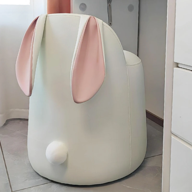 

Ins Style Bedroom Bunny Ear Dressing Stool, Creative Cartoon Girl Sitting Stool,internet Celebrity Makeup Stool, Home Furniture