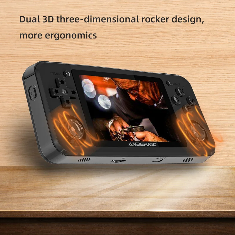 ANBERNIC RG351P 3.5inch Handheld Game Consoles CPU RK3326 Open Linux System Simulators Portable Retro Video Game Consoles Gifts