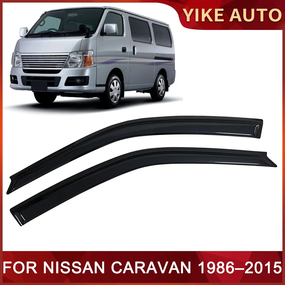 

Оконный козырек для NISSAN CARAVAN E24 1986-2015, дверной козырек с защитой от ветра, солнца, дождя, боковые окна, ветровые дефлекторы для авто