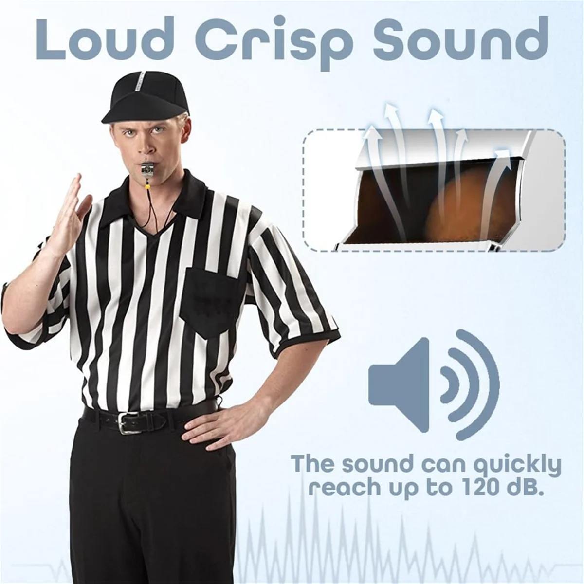 صافرة، صفارة للمدربين، صفارات من الفولاذ المقاوم للصدأ، صفارة مدرب للمعلمين بصوت عالٍ وهش 2 قطعة