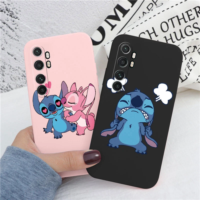 Lilo Stitch Phone Case For Xiaomi Mi Note 10 Lite Camera Protect Soft Cover Silicone Cartoon Funda For Xiaomi Note 10 Lite Capa