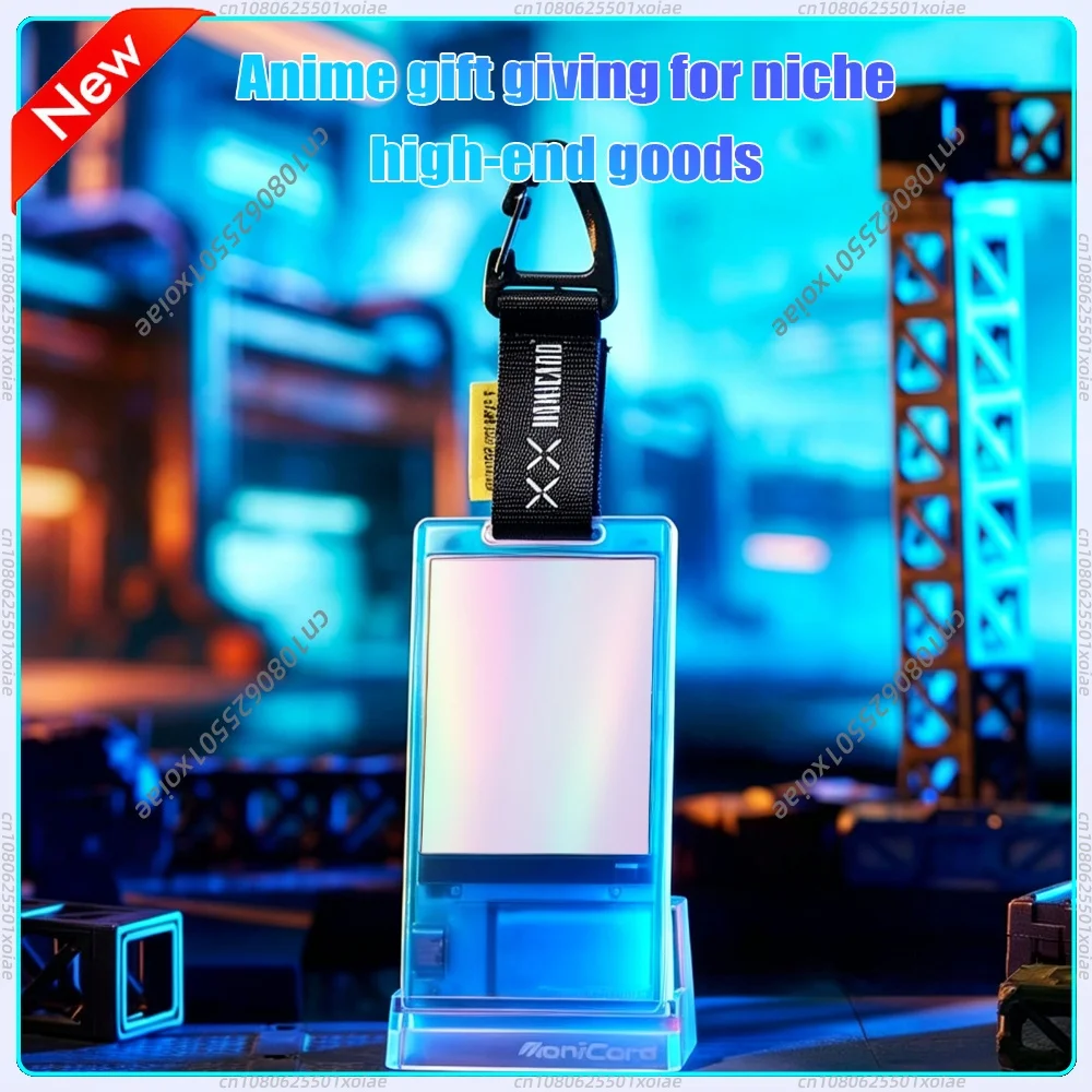 magic-card-electronic-pass-badge-nfc-bluetooth-smart-digital-badge-customizable-gif-screen-anime-trendy-pendant-birthday-gifts