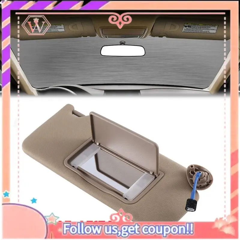 

Durable Sun Visor With Mirror Car Windshield Sun Visor Right Passenger Side For Honda Accord 2008-2012 83280-TA5-A51ZA