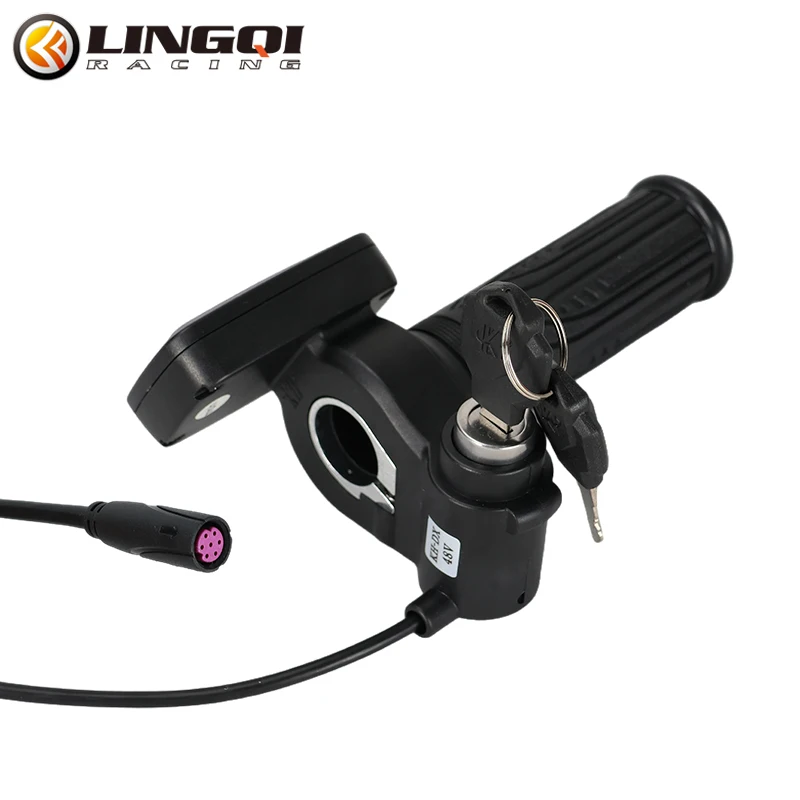 LINGQI - Manillar con pantalla LED para patinete eléctrico, triciclo, bicicleta, control de velocidad, piezas de repuesto para Tuttio Soleil 01