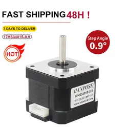 Nema 17 Stepper Motor 12V 17HS3401S 0.9 Degree Torque motor  1.3A For CNC and 3D Printers 42 stepper Motor