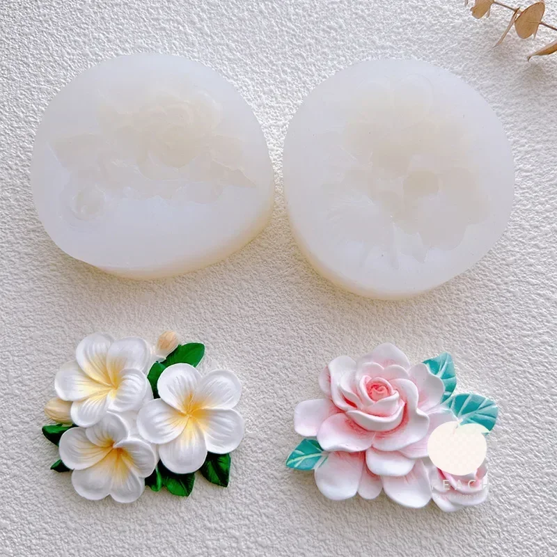 Carnation Flower Silicone Cake Mold 3D Fondant Mold Cupcake Jelly Candy Chocolate Cake Decoration Kitchen Baking Tool Moulds