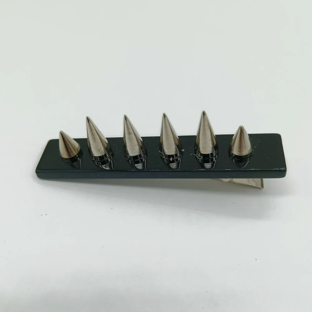 

8pcs Women Girl Men Rivet Hairpins Gothic Punk Clips Accessories Black Halloween Christmas