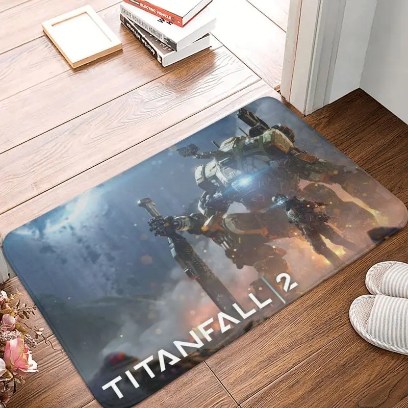 Titanfalls 2 Floor Door Kitchen Bathroom Mats Anti-Slip Outdoor Doormat Garage Entrance Carpet Rug