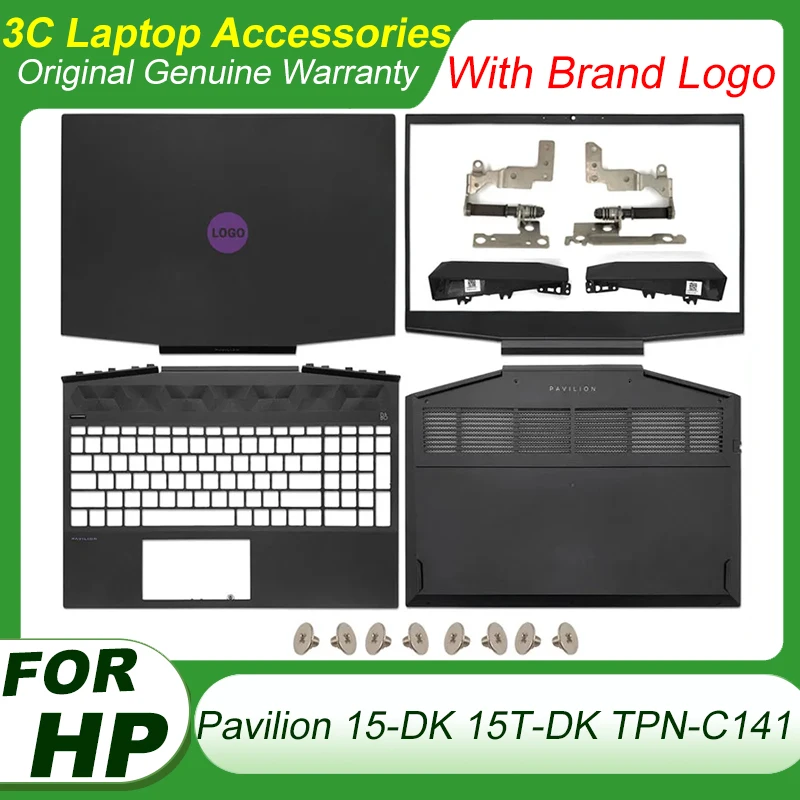 Funda para portátil HP Pavilion 15-DK 15T-DK, cubierta trasera LCD, bisel frontal, bisagras, reposamanos, funda superior, funda inferior, L57174-001