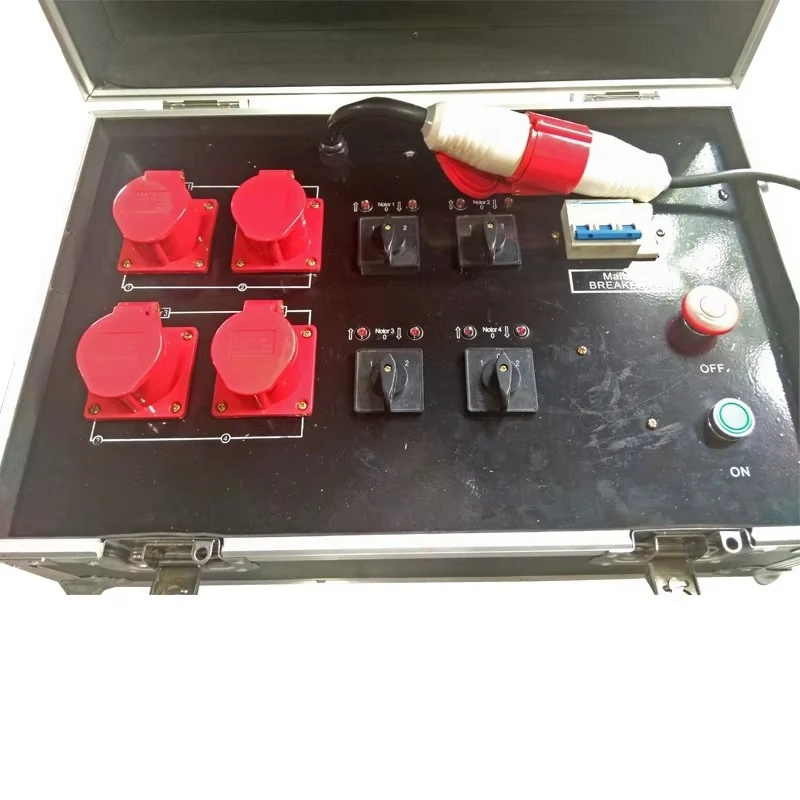 Industrial stage truss system electric hoist controller