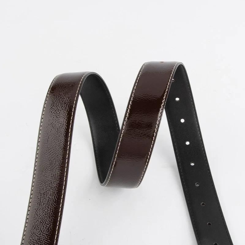 ผู้หญิงสิทธิบัตรของแท้หนังรัดตัวหญิง Cummerbund Coat เข็มขัดชุด Decration เข็มขัดกว้าง J1142