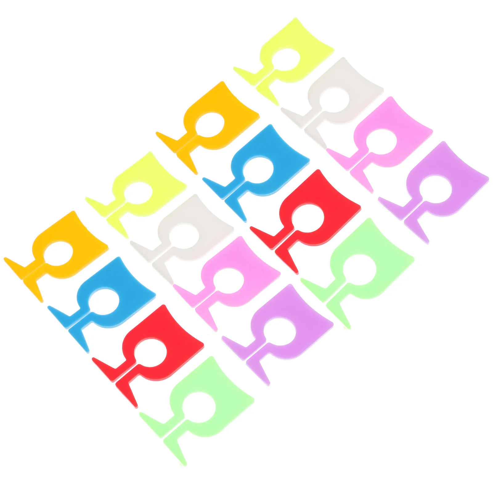 

16 Pcs Charms Silicone Silicone Glass Charms Sticker Red Drink Identifier Tags Decor Party Favors Gifts