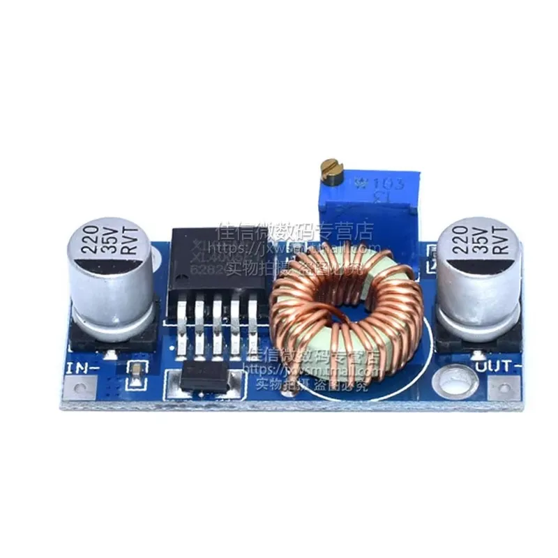 XL4005 DC-DC adjustable buck module 4 to 38V high power 96% high efficiency low ripple 5A