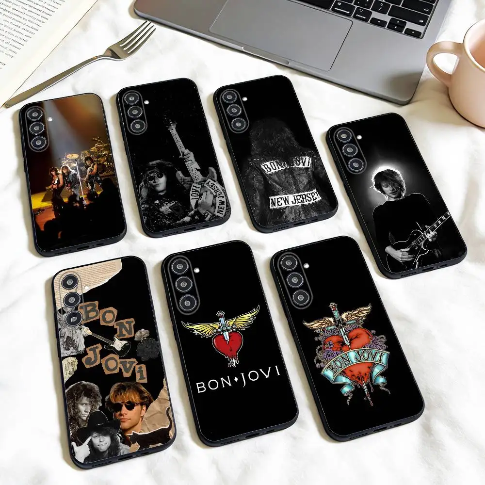 Legendary B-Bon J-Jovi B-Band   phone Case For Samsung Galaxy A73,A72,A71,A70,A53,A52,A51,Others Soft Black Shell