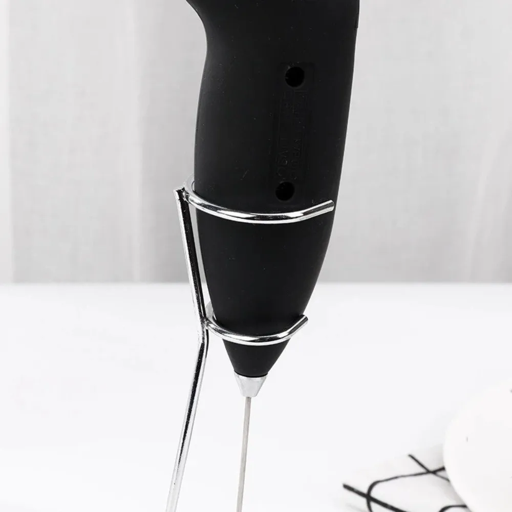 Metal Stand Multifunctional Milk Frother Stand Heavy Duty Universal Hand Blender Holder Iron Frother Storage Base Milk Mixing