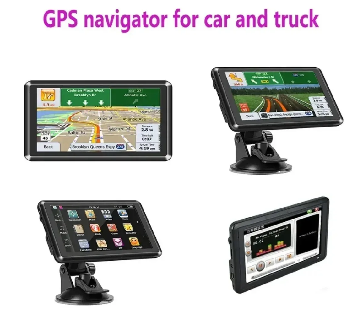 

Car GPS Navigation X20-1 Q5-1 5“ 7 "8G + 256M Multi-functional Touch Screen High Definition 8G for Cars and Trucks MP3 MP4