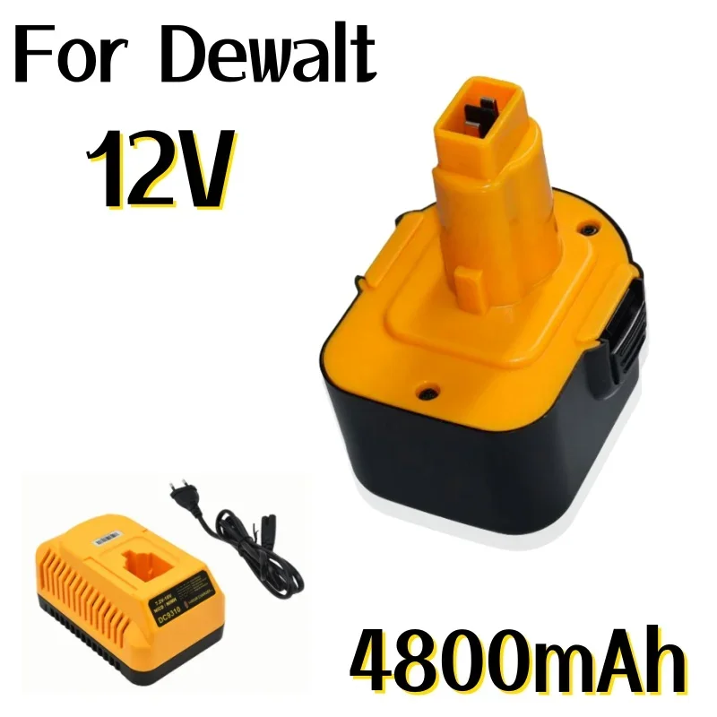 

12V 4800mAh Tool Battery for Dewalt DE9074 DC9071 DE9037 DE9071 DE9075 DW9071 DW9072 DW9074 DC727 DC756 DC980 DC981 DW0