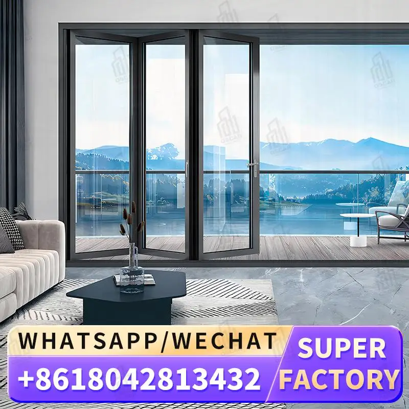 

Customizable Foldable Windows Door Ideal for Modern Office Spaces in Europe Factory Direct Windows Foldable door