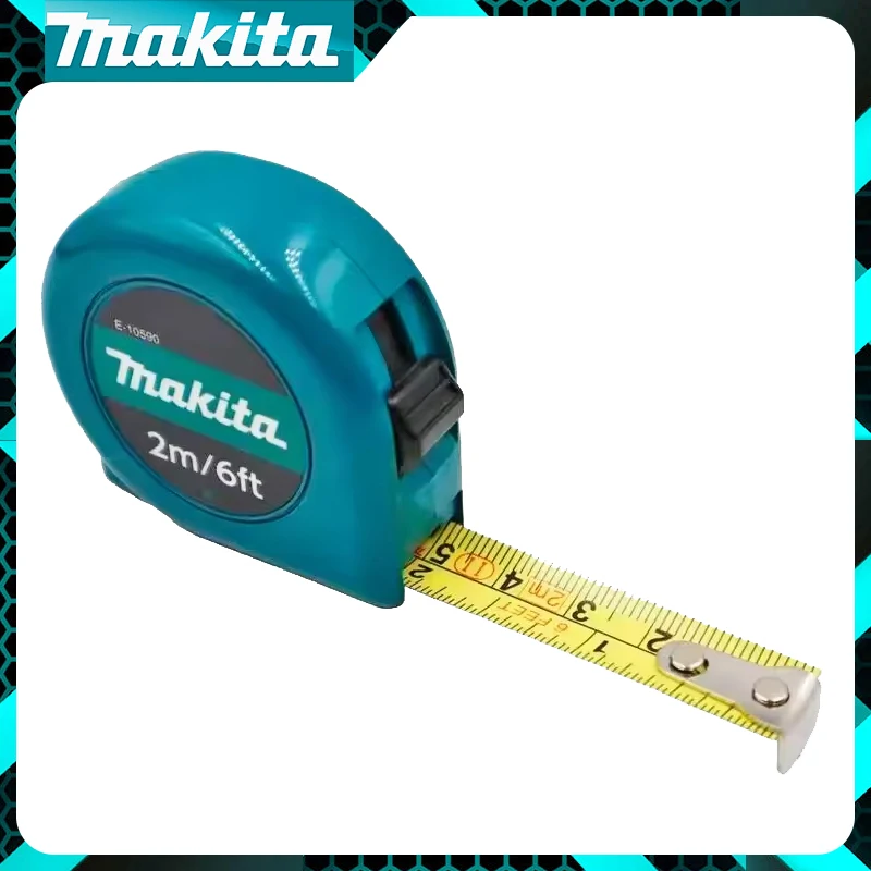 

Makita E-10590 Measuring Tape 2M Coating Enhancement Protective Durability Compact Measuring Power Tool Accessories
